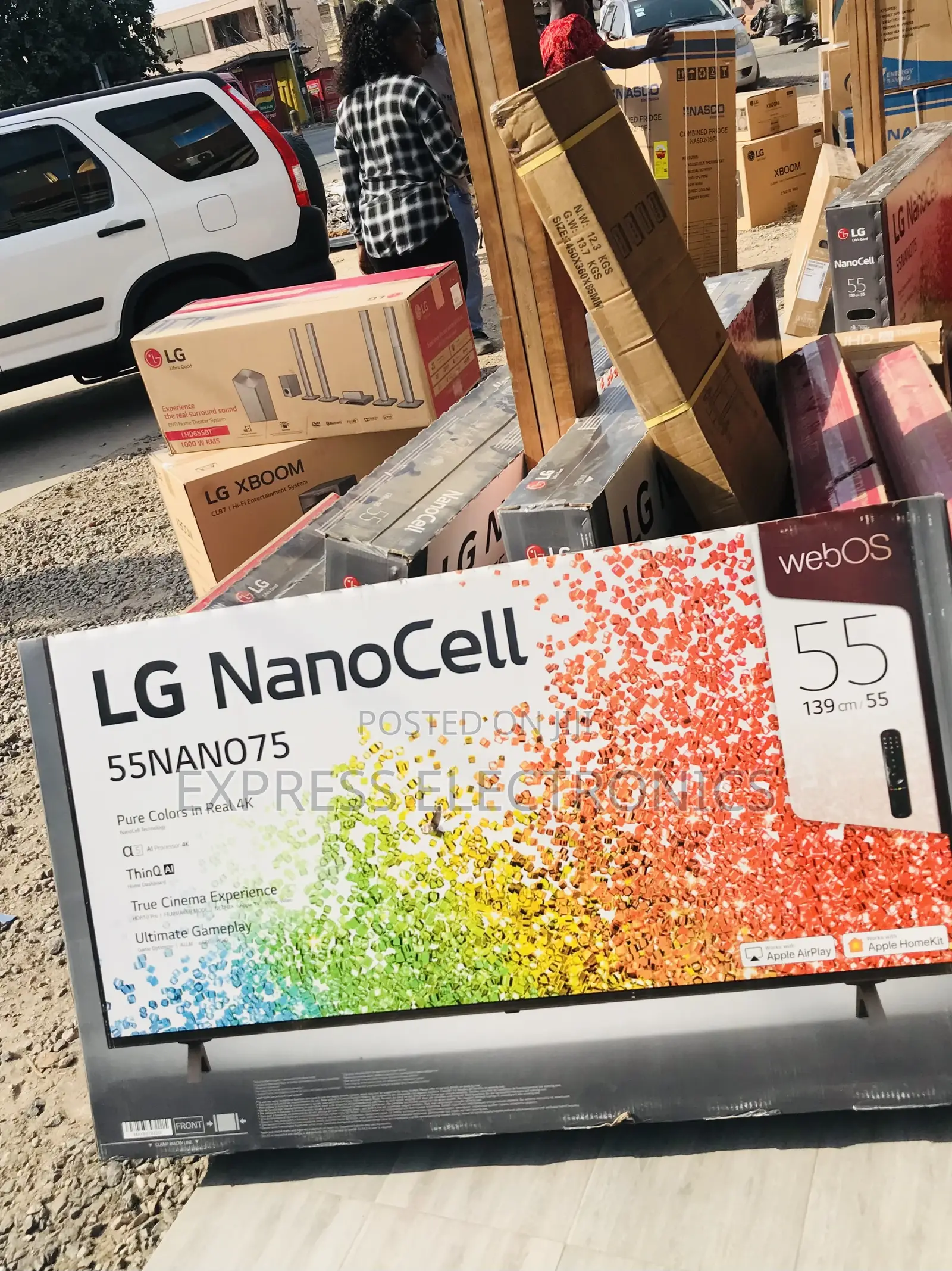 Home Cinema Experience UHD Smart LG 55”Nano75
