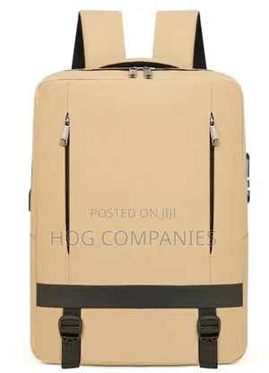 Multifunctional Double Zipped Laptop Backpack