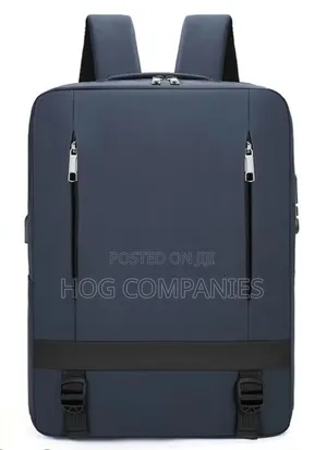 Multifunctional Double Zipped Laptop Backpack