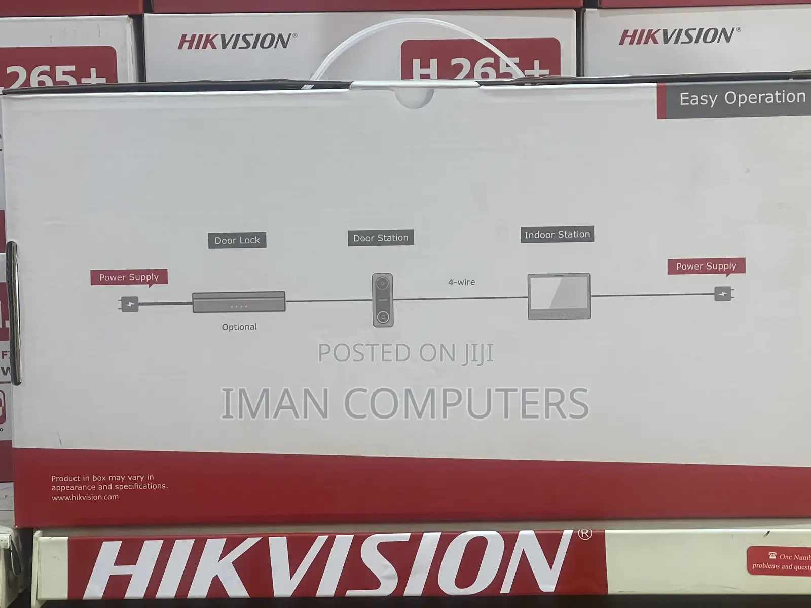 4-Wire HD Tvi Video Intercom KIT