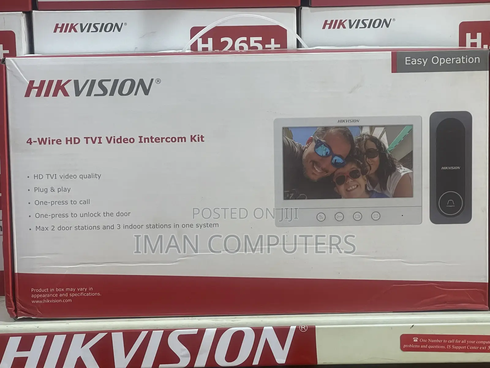 4-Wire HD Tvi Video Intercom KIT