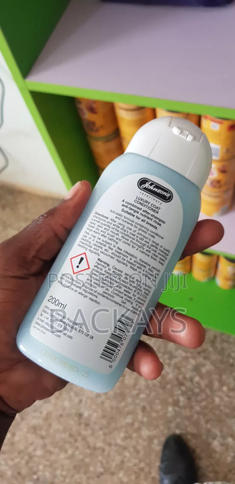 Johnsons Luxury Coat Conditioner for Dogs