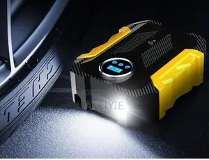 Portable Tire Inflator With LED Light DC 12V
