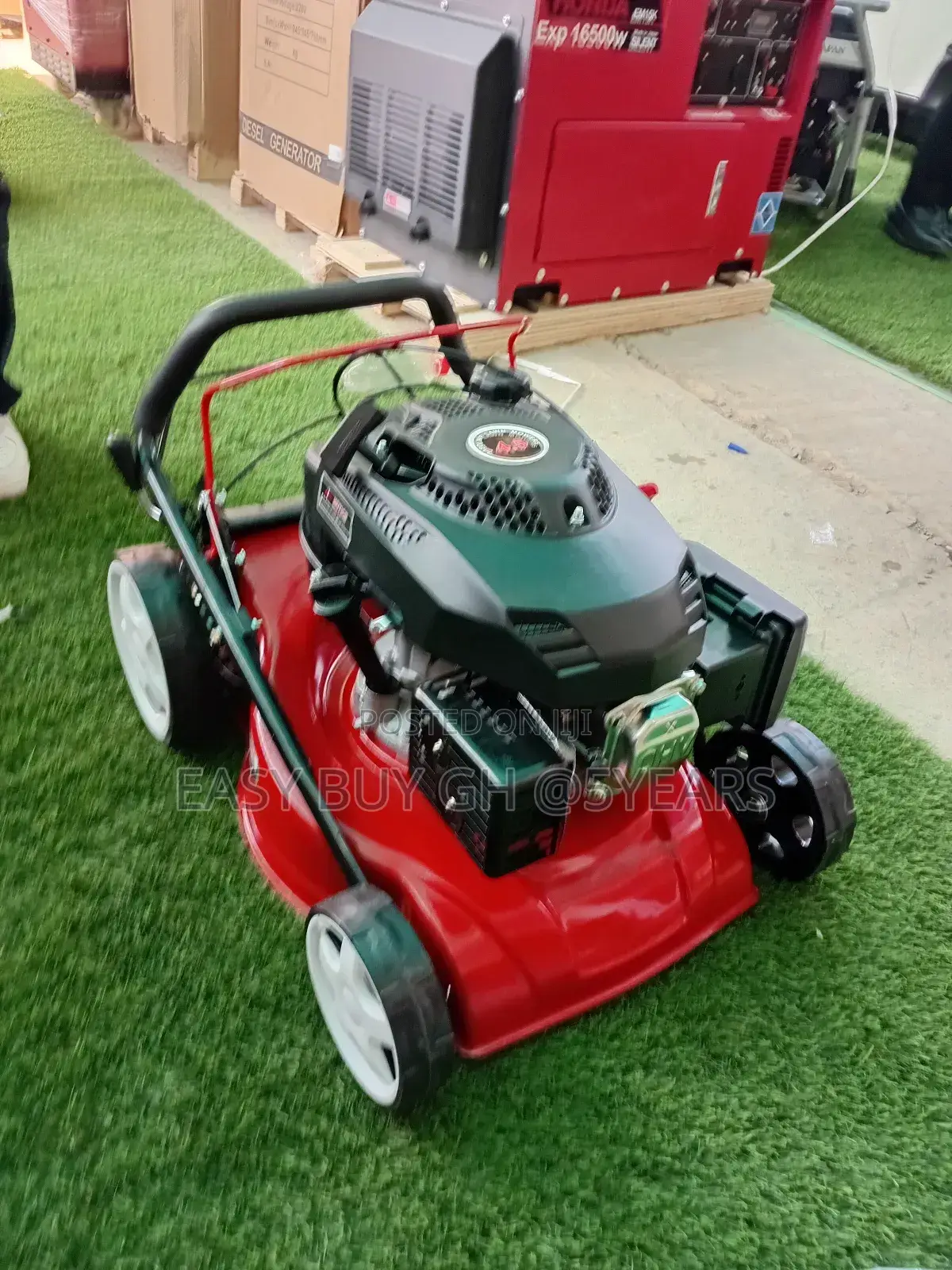 Simplified Petrol Lawn Mower