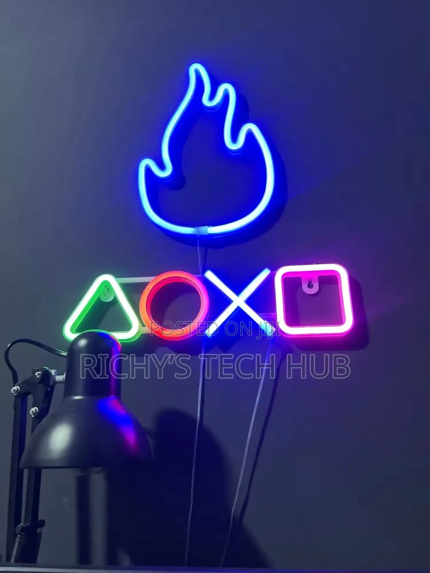 Playstation Icon Game Light Neon Sign Lamp