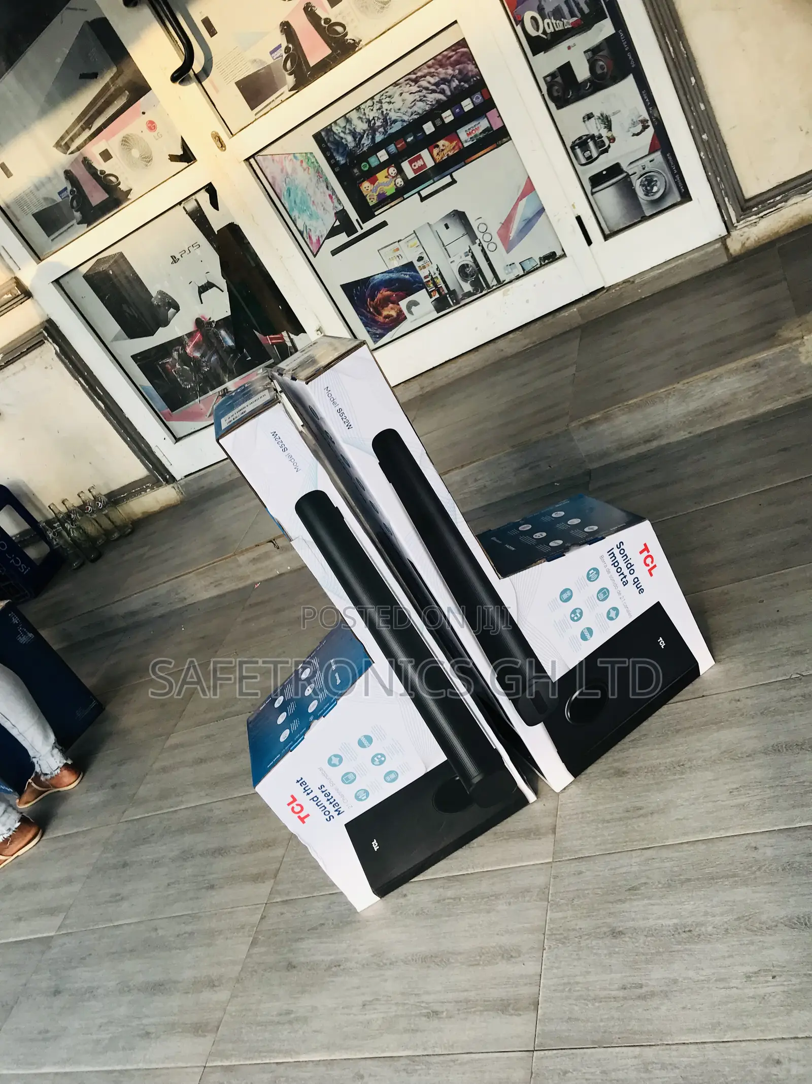 Get Bassline Bluetooth TCL Black S522W Soundbar