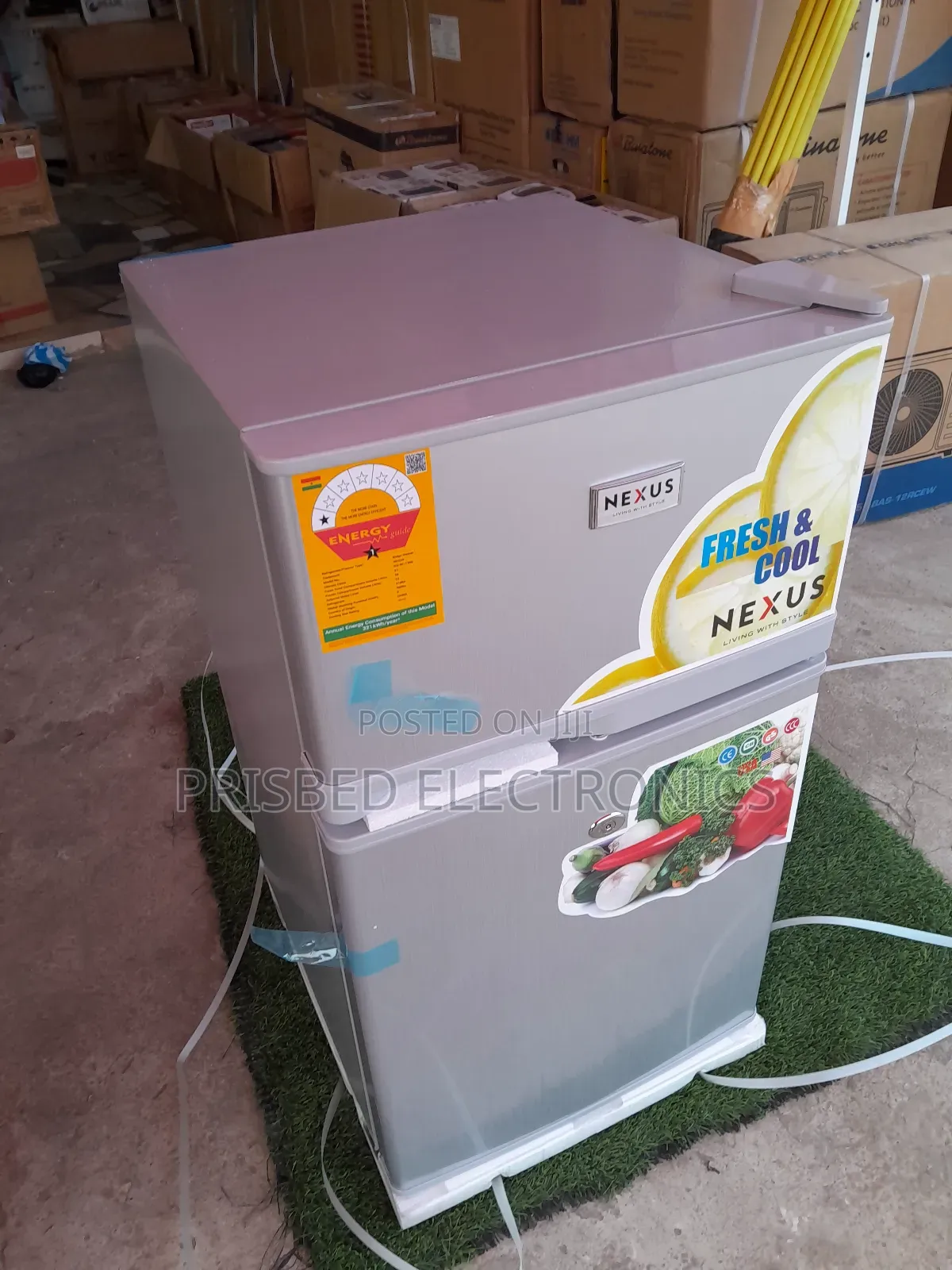 Nexus Table Top Double Door 80 Litres Top Freezer