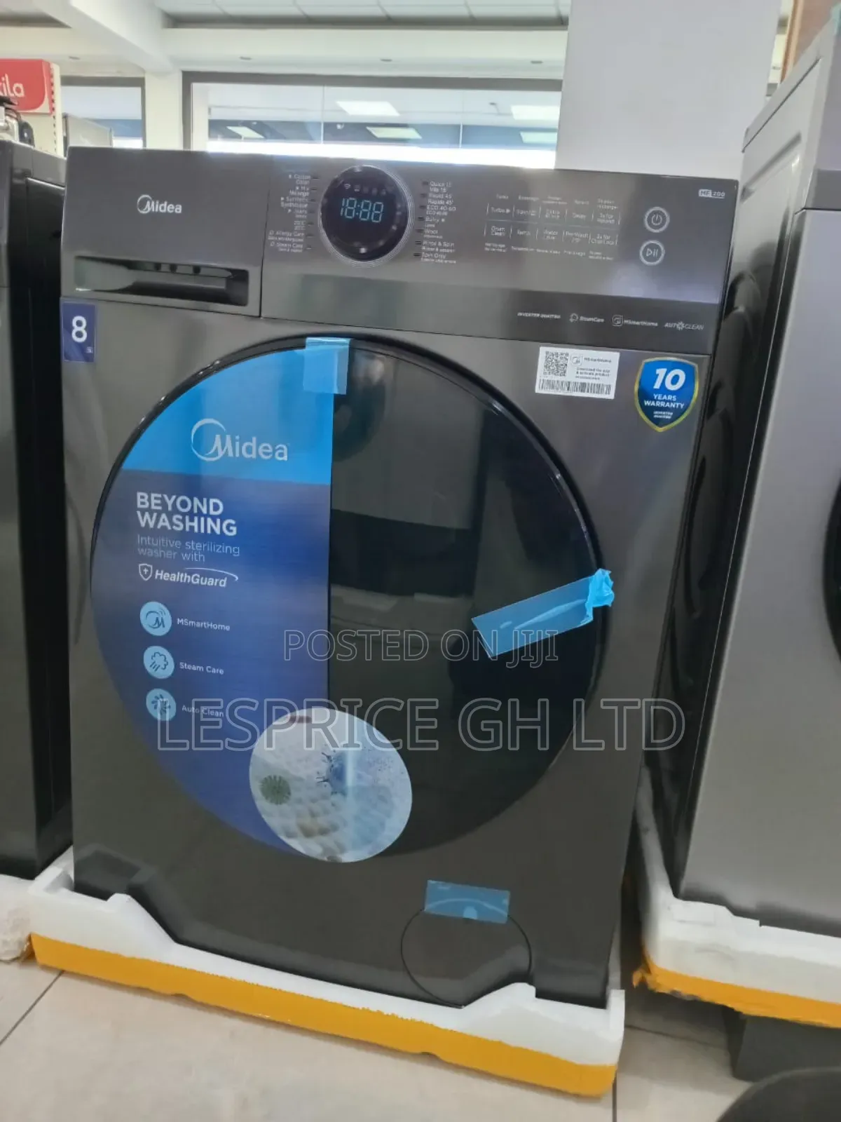 Media 10kg Washer: Easy Access Front Load Design