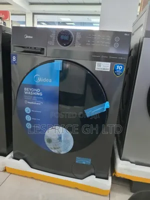 Media 10kg Washer: Easy Access Front Load Design