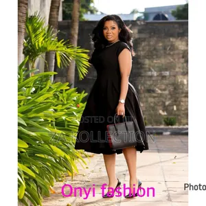 Ladies Black Office Dress