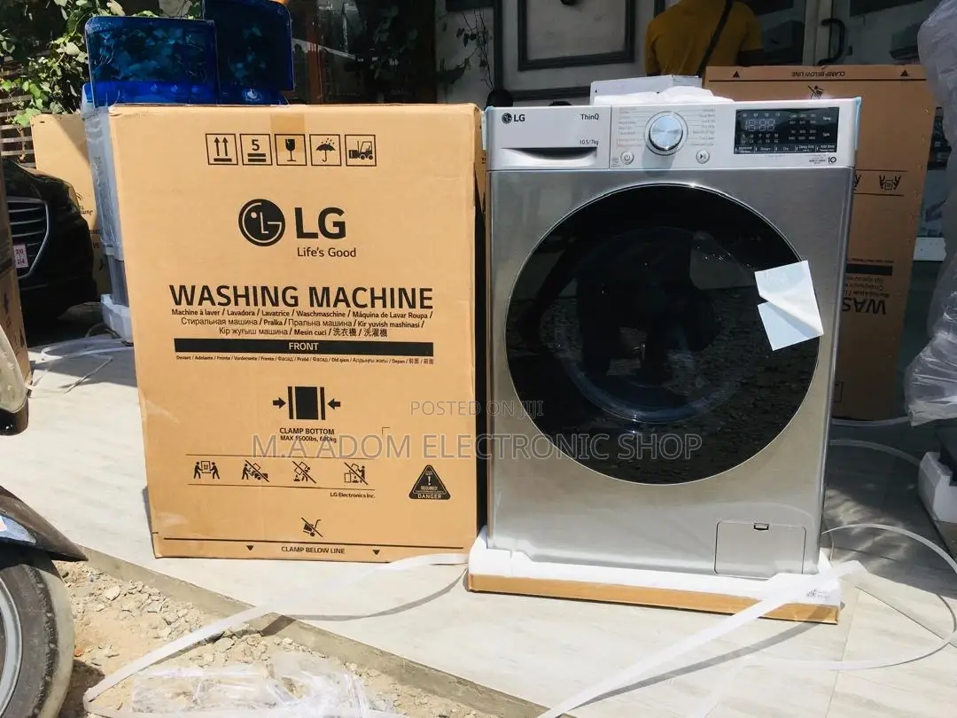 LG 10kg/5kg Front Load Washer Dryer: Powerful Cleaning