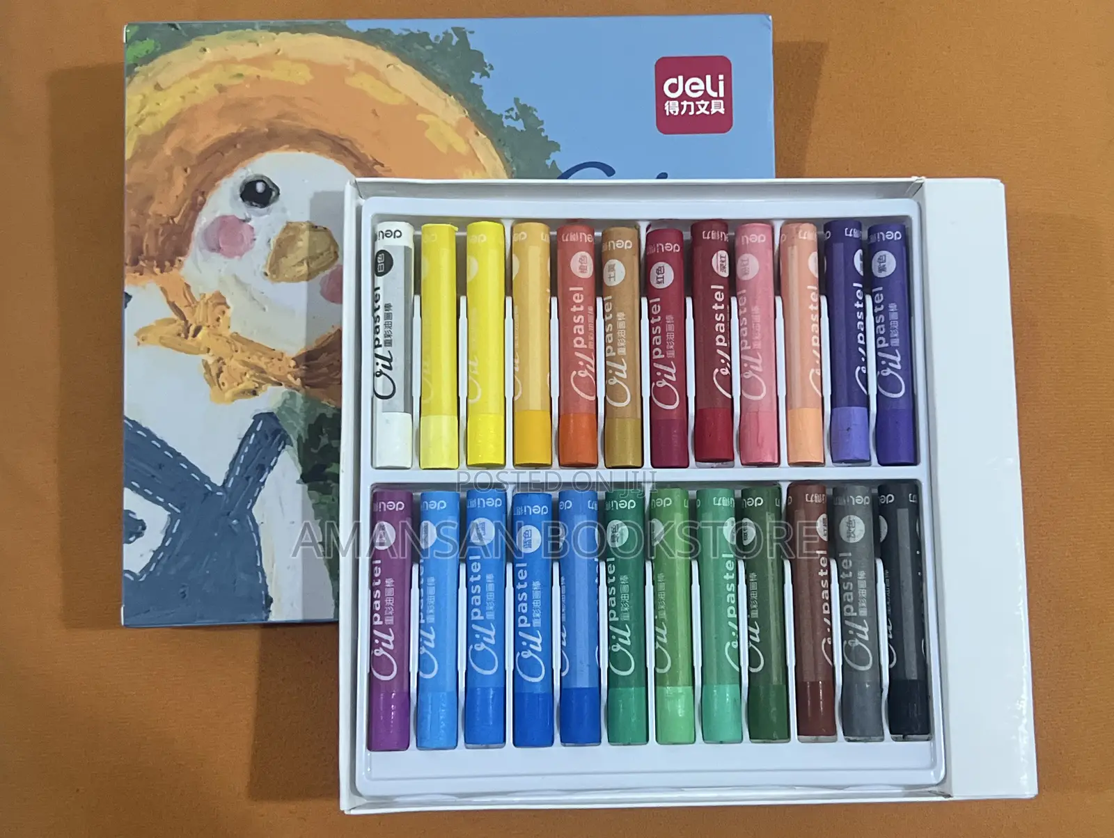 Deli Oil Pastels 24 Colors
