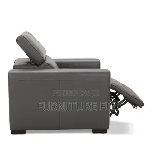 Nevio 39” Leather Power Recliner Single Chair From Macy’S