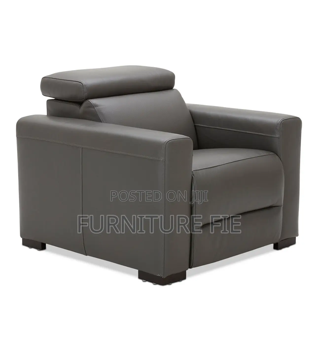 Nevio 39” Leather Power Recliner Single Chair From Macy’S