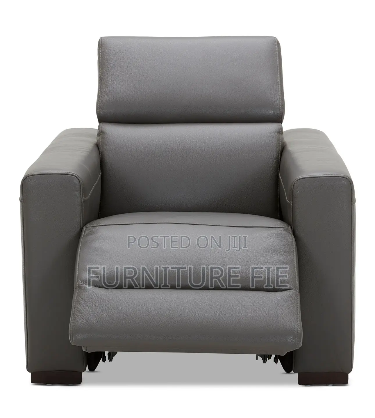 Nevio 39” Leather Power Recliner Single Chair From Macy’S