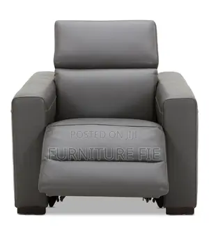 Nevio 39” Leather Power Recliner Single Chair From Macy’S