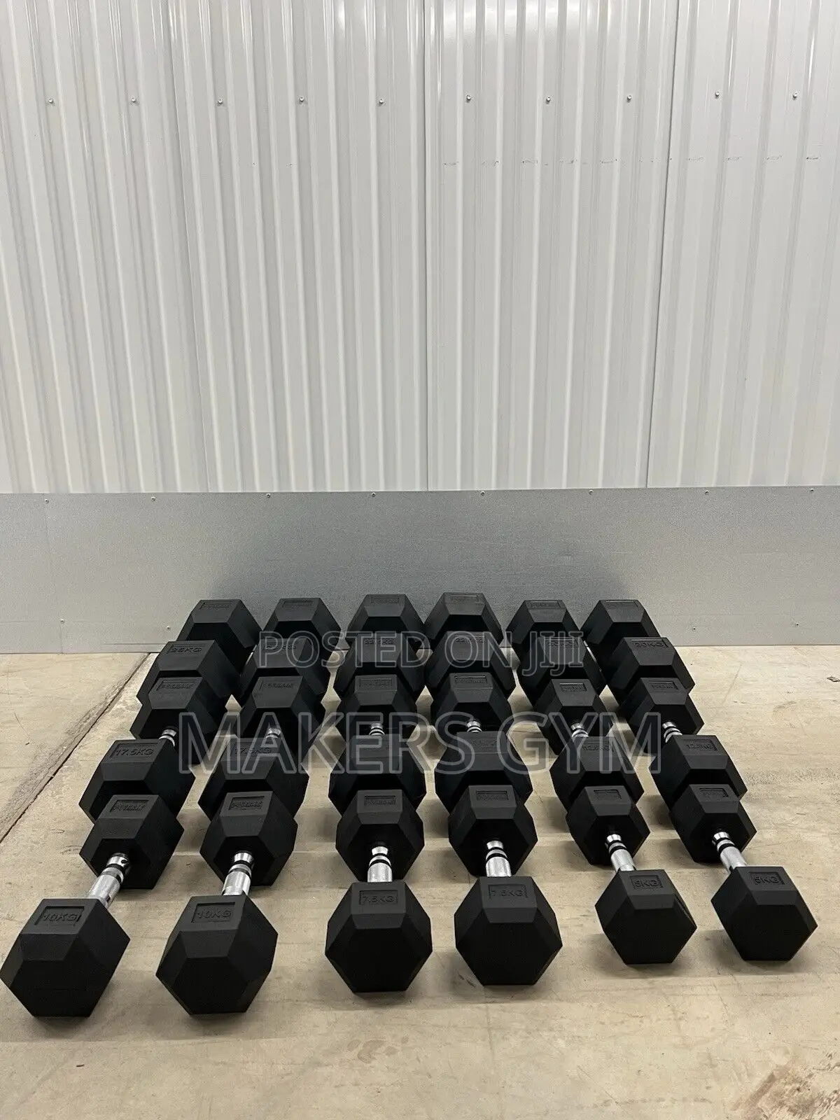 5-25kg Hex Dumbbell Set