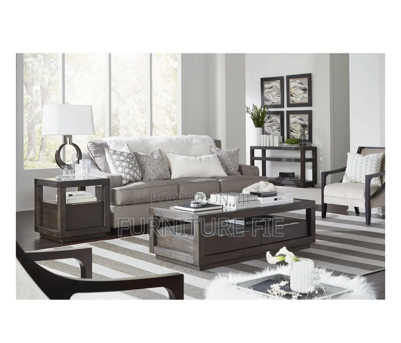 Tivie 54" Wood Coffee Table From Macy’S USA