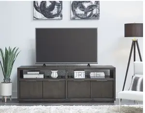 Tivie 74" Wood Entertainment Console From Macy’S