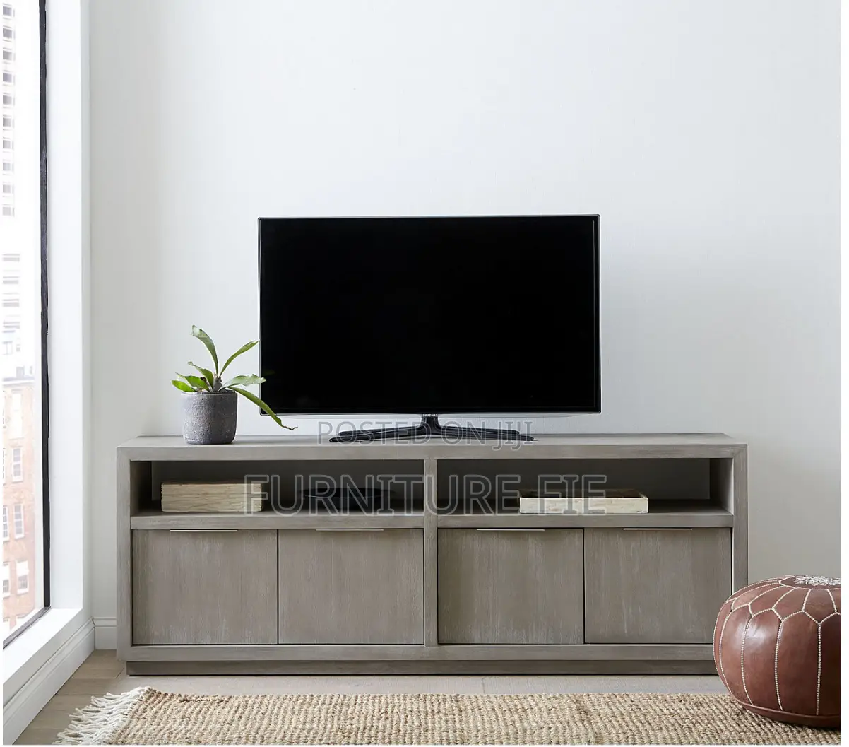 Tivie 74" Wood Entertainment Console From Macy’S