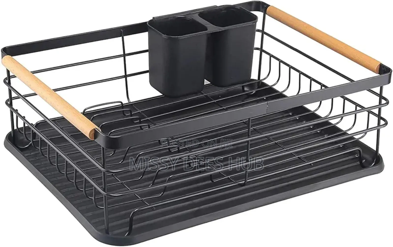 Dish Rack With Wooden Handles