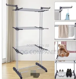 Clothes Drying Rack, 3 Layers Folding Clothes Rail - Fast Delivery