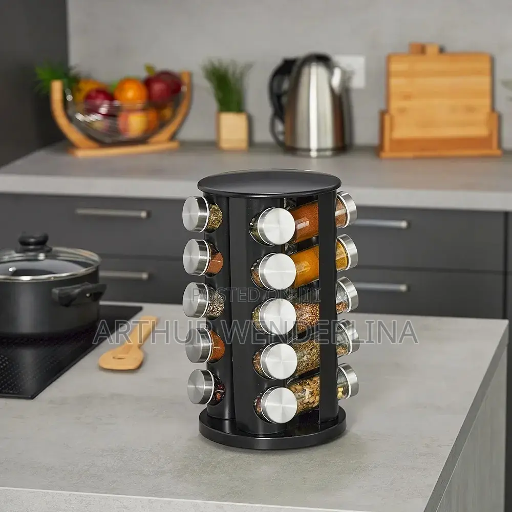 Rotating Spice Carousel 20pieces Jar