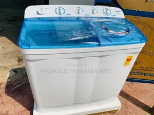 Transparent Lid Nasco 15kg Semi Automatic Washing Machine