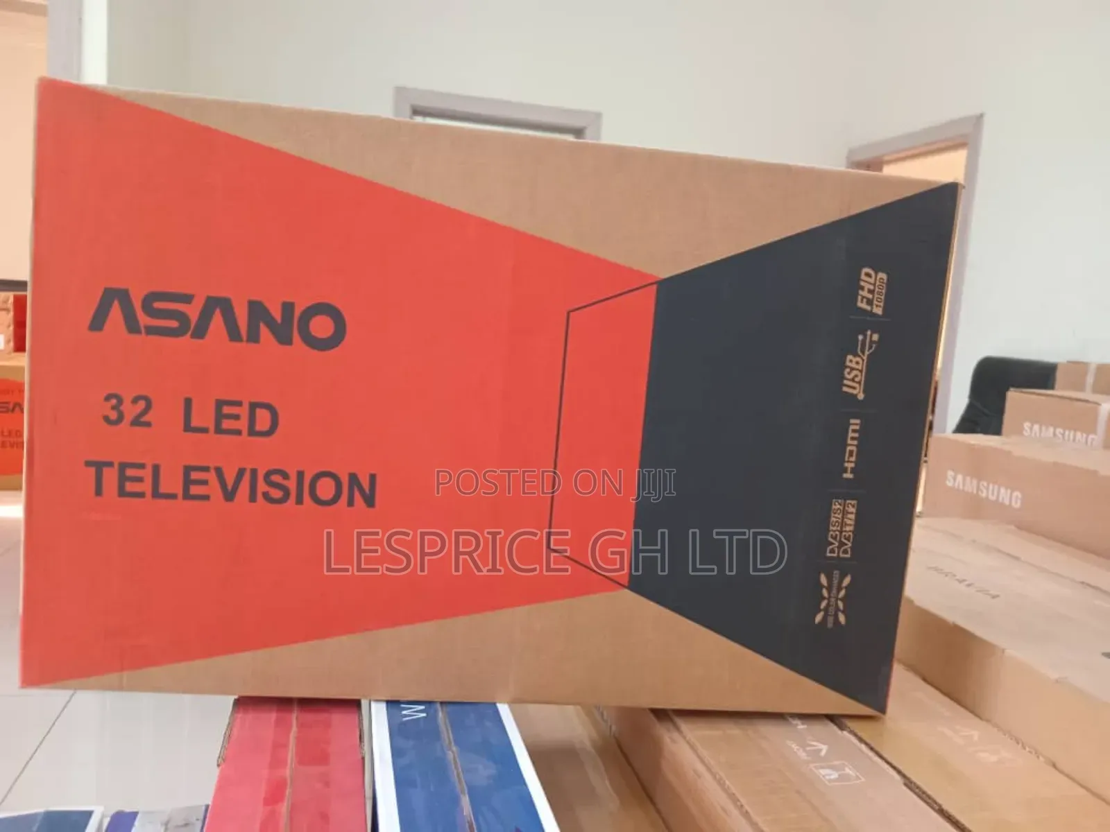 Asano 32 TV" Black ~ Clear Visibility