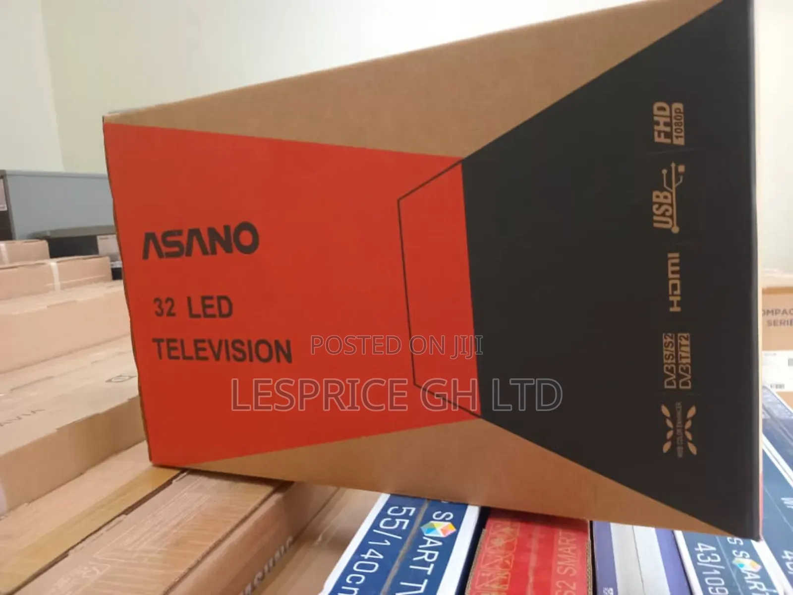 Asano 32 TV" Black ~ Clear Visibility