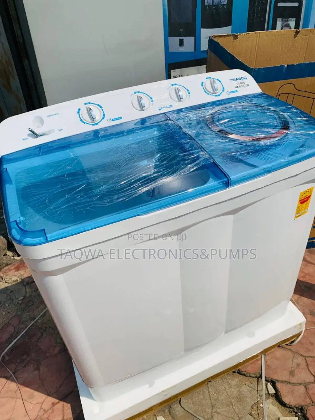 Fair)_nasco 15kg Semi Automatic Washing Machine