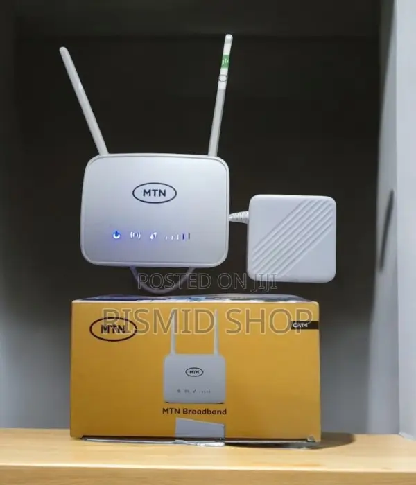 MTN Universal Broadband 4G Router + Backup Battery - White