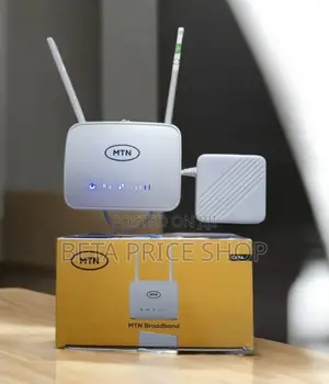 MTN Universal Broadband 4G Router + Backup Battery - White