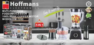 Hoffmans 5 in 1 Multifunctional Food Processor