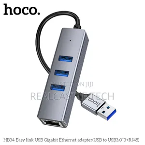 Hoco HB34 4-in-1 Gigabit Ethernet Adapter