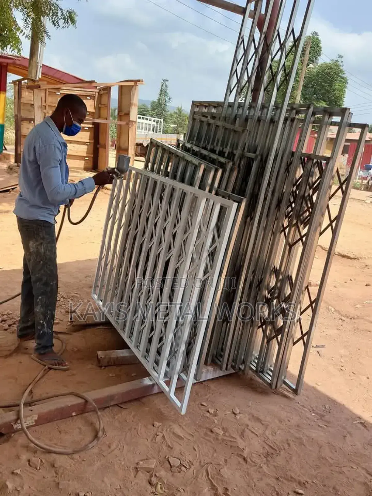 Metal Window Burglar Proof | Galvanized Steel Security Grilles