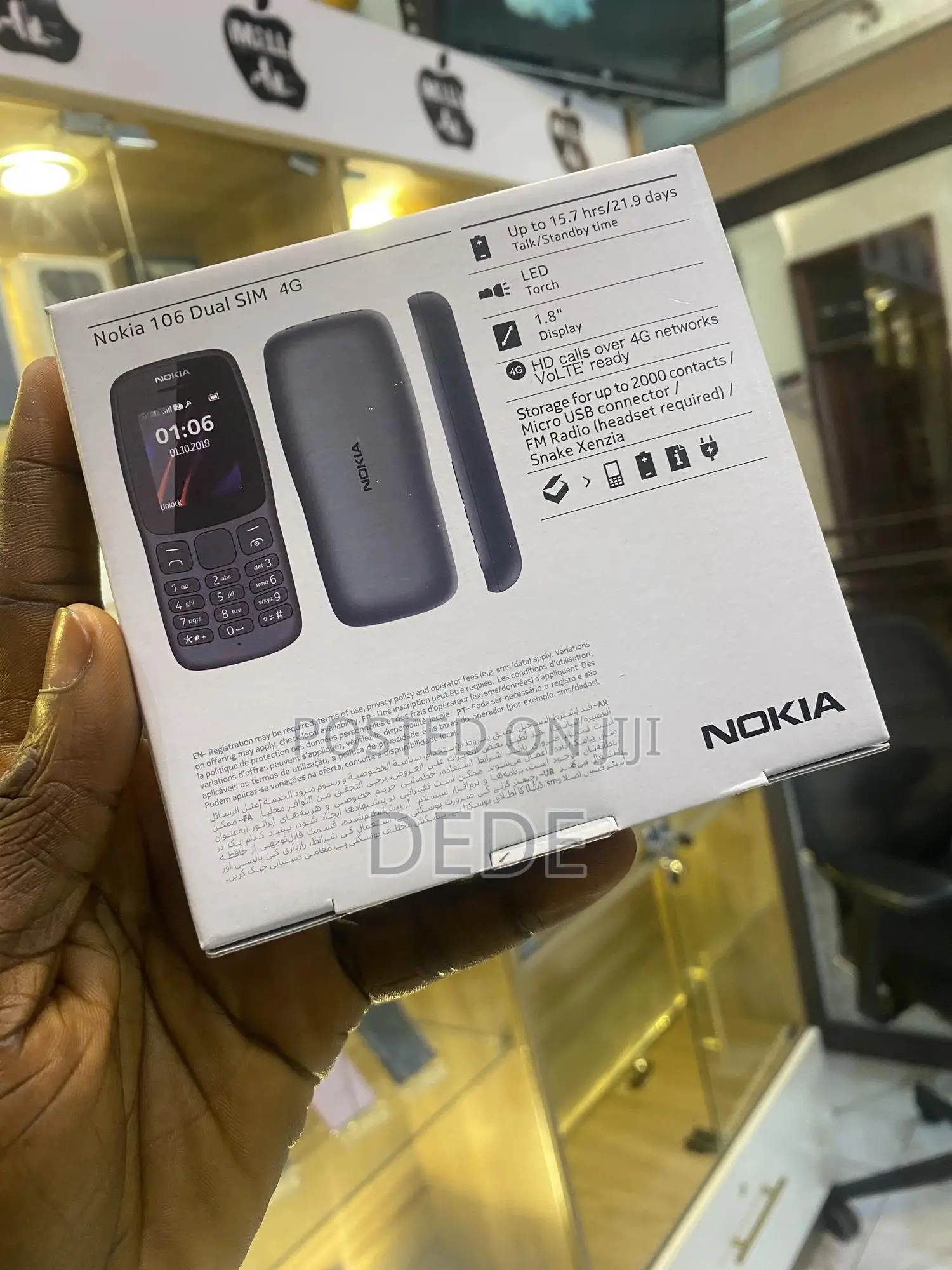 New Nokia 106 White