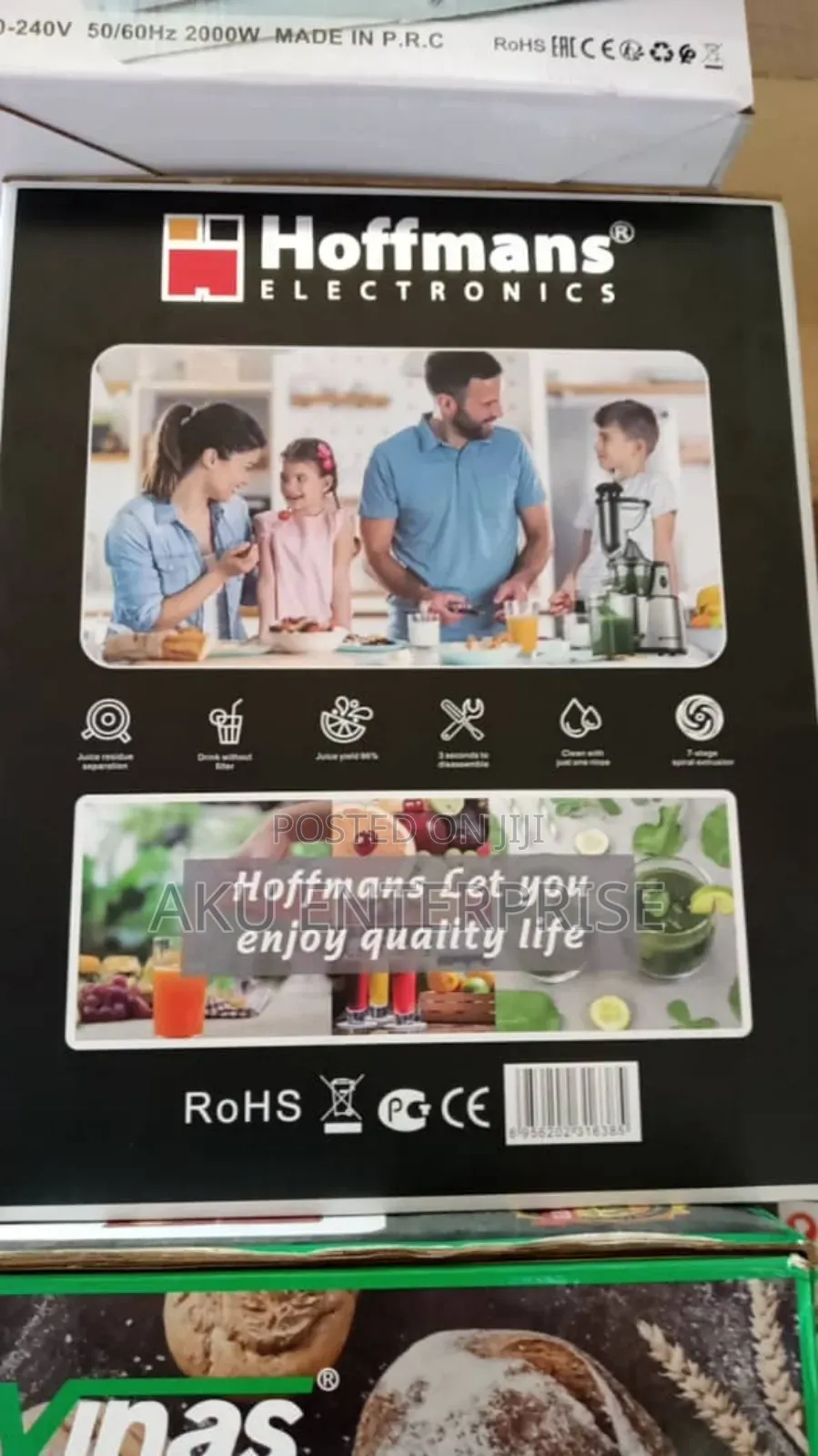 Hoffman 2 in 1 Slow Vertical Juicer