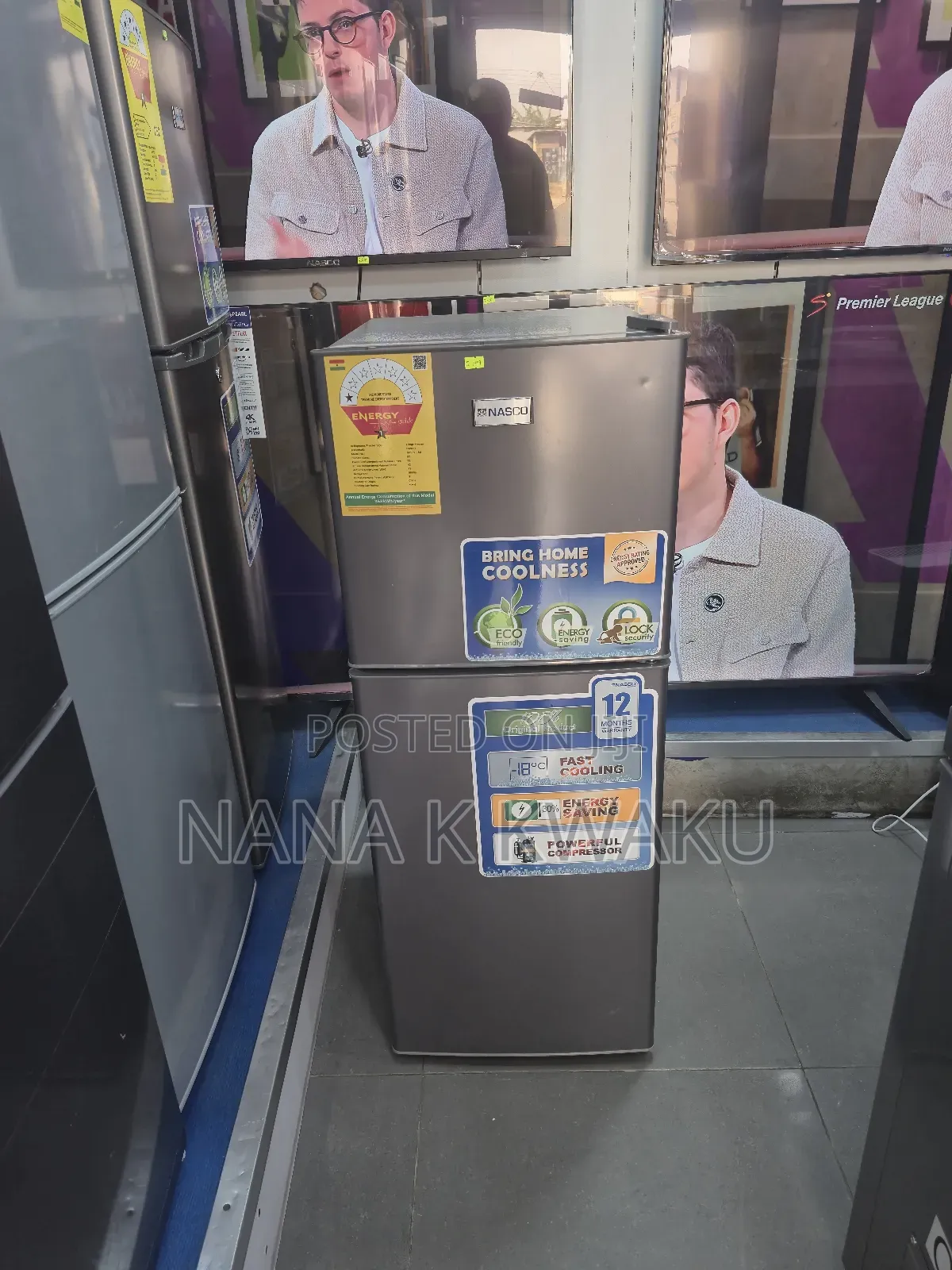 Eco Friendly_nasco 118liters Double Door Fridge_top Freezer