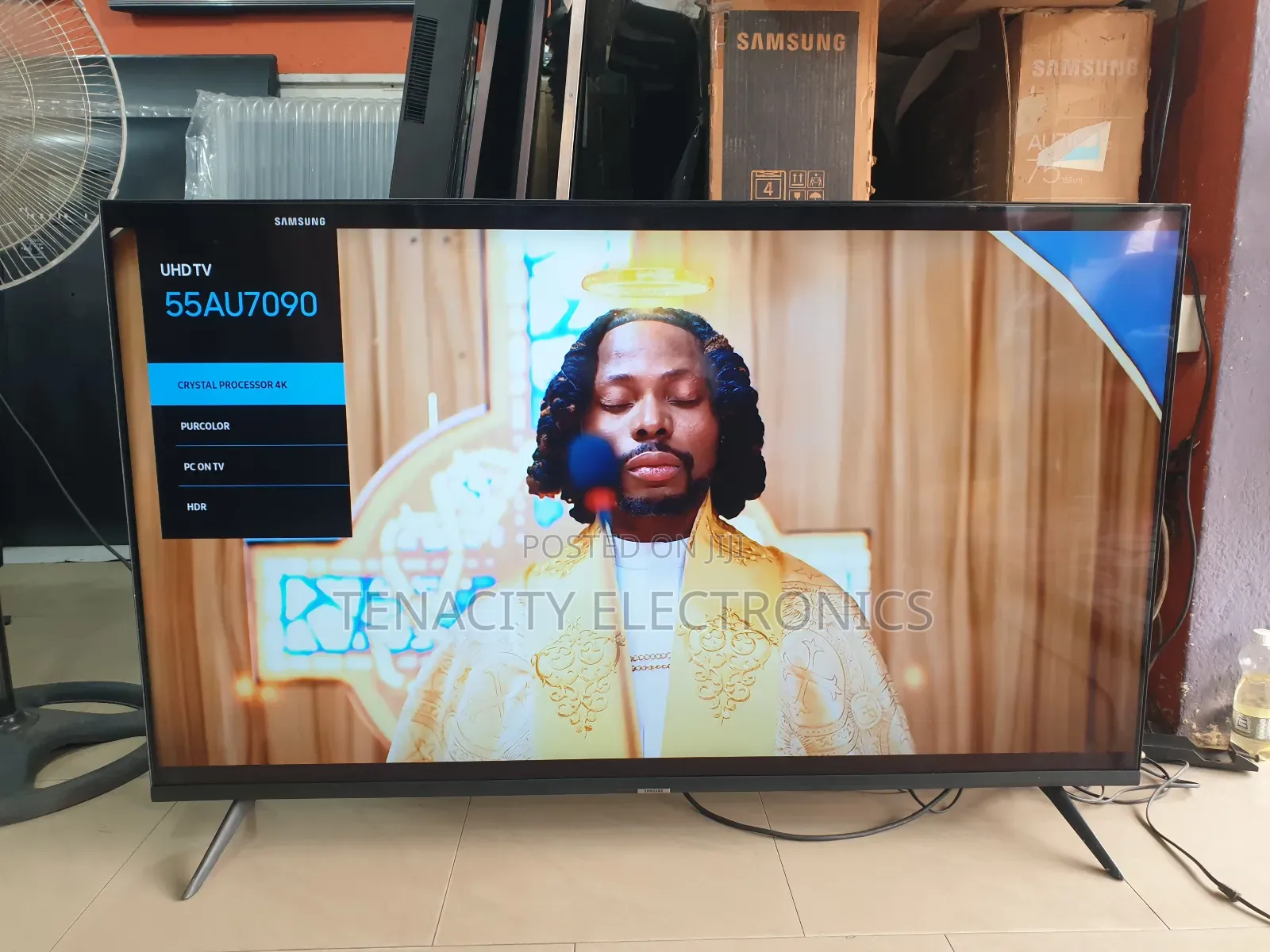 55"Crystal Uhd Samsung HDR Smart Satellite TV