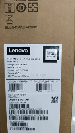 New Laptop Lenovo Legion 5 16GB Intel Core I7 SSD 512GB