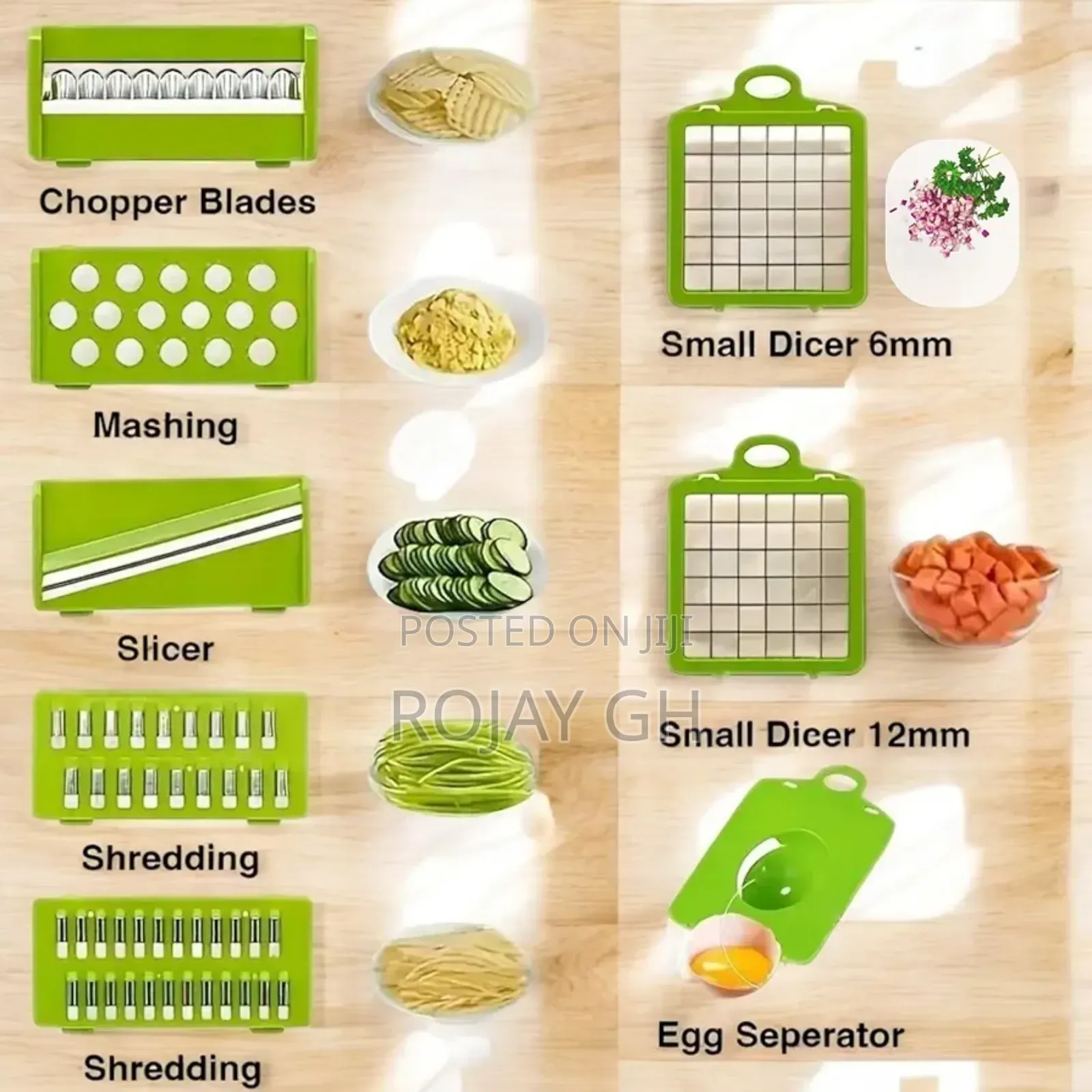 16pcs Vegetable Cutter (Slicer)