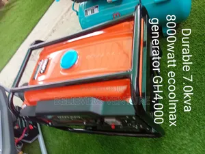 Energetic 8000watt Generator Keystart Generator New