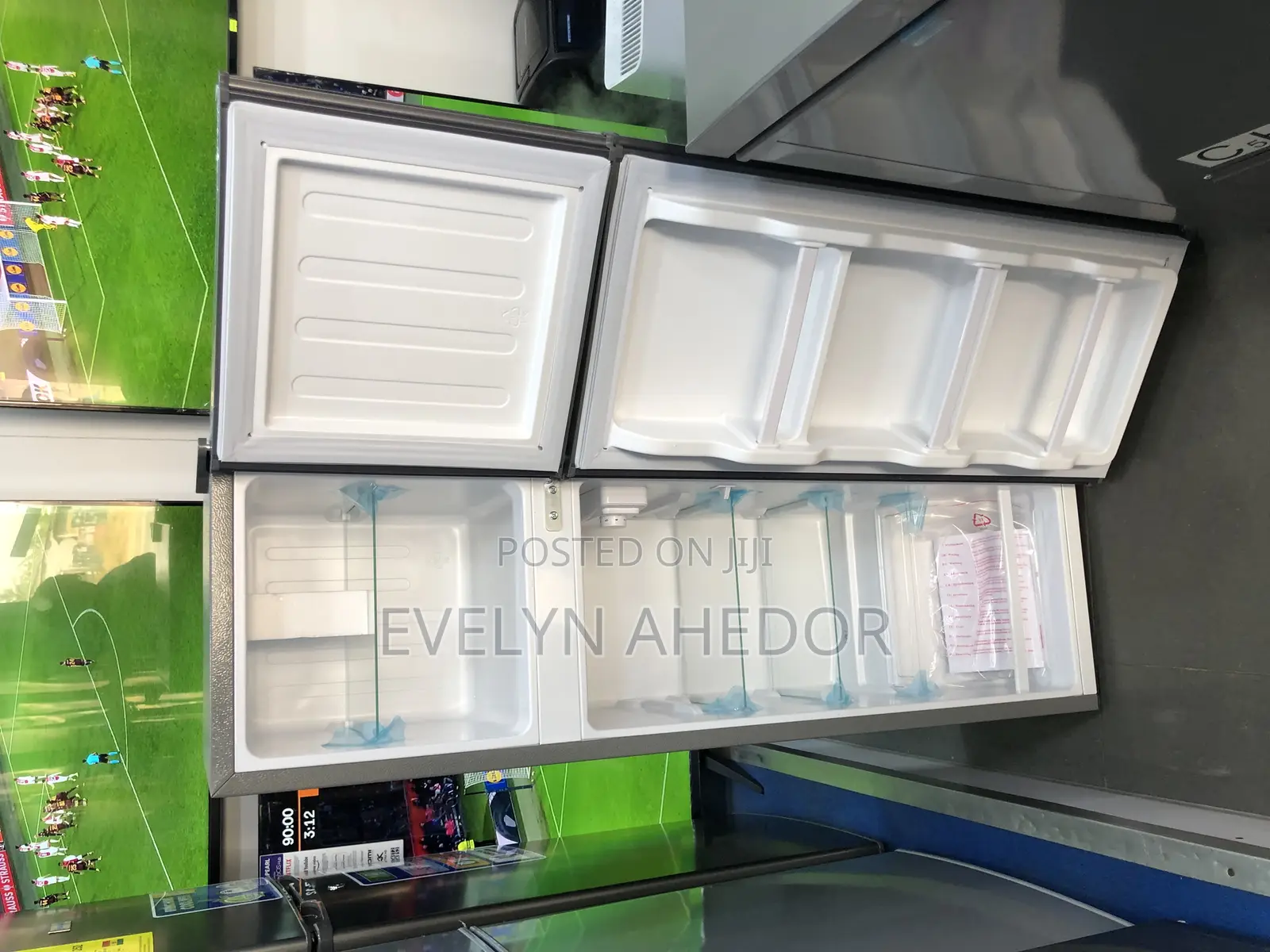Pearl 98 Liters Top Freezer Double Door Available as Seen