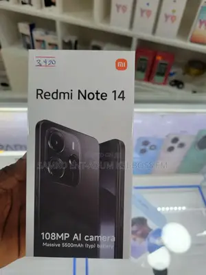 New Xiaomi Redmi Note 14 4G 256 GB Black