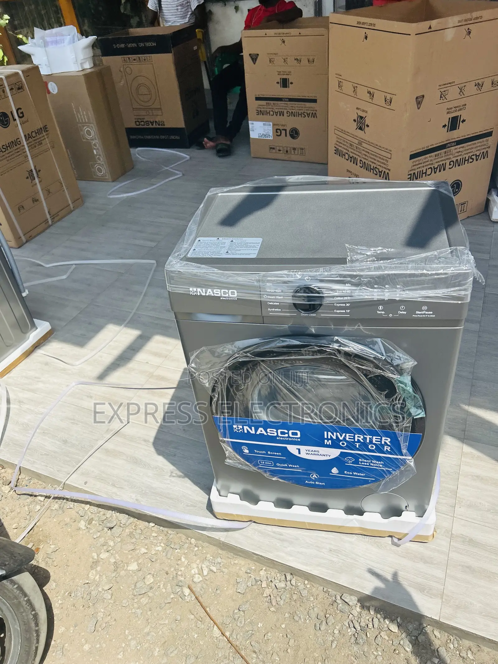 Hand Wash Effect Nasco 8kg Front Load Wm. Inverter