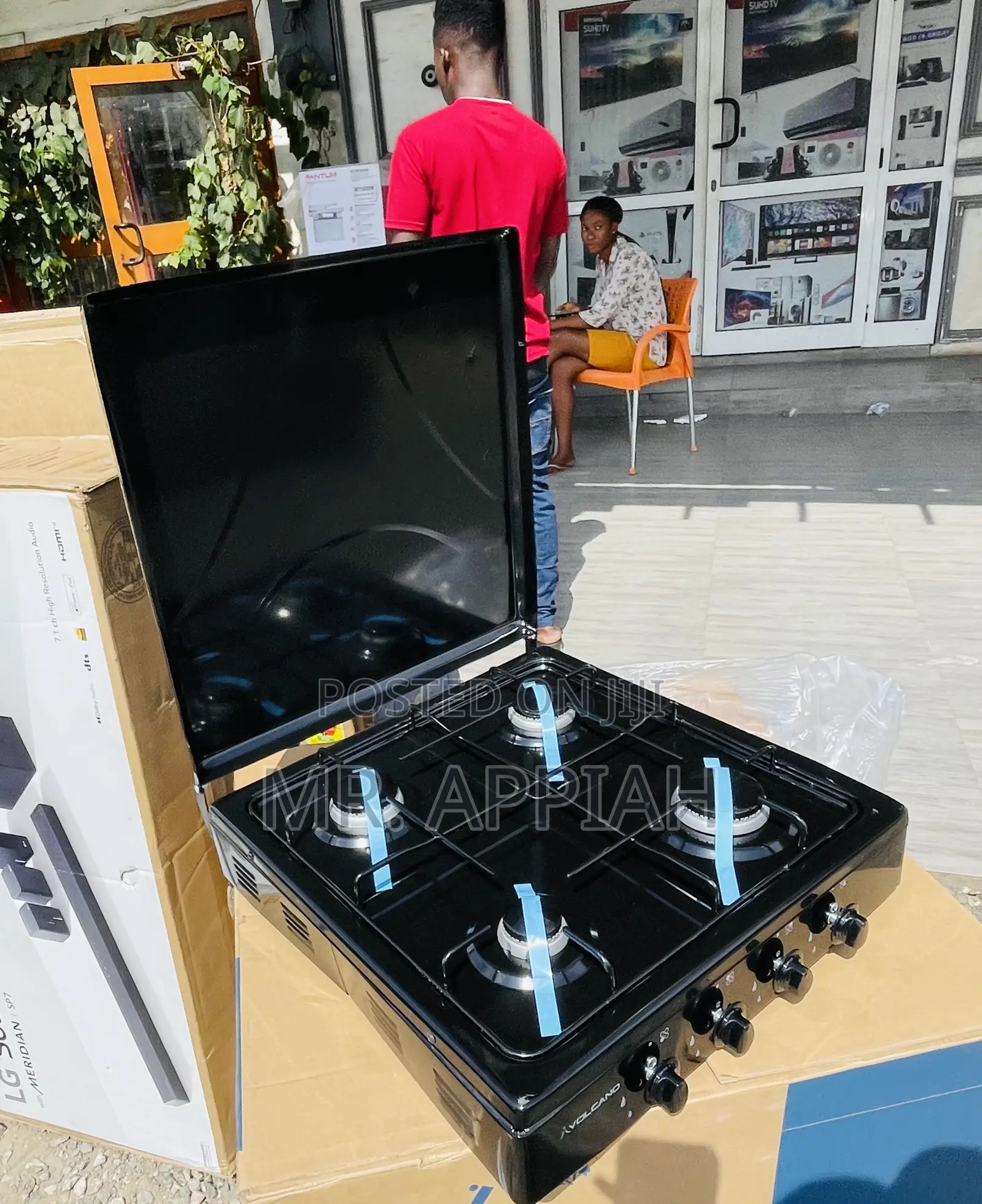 Cook Smart With Yucel 4 Gas Table Top Burner(Black).
