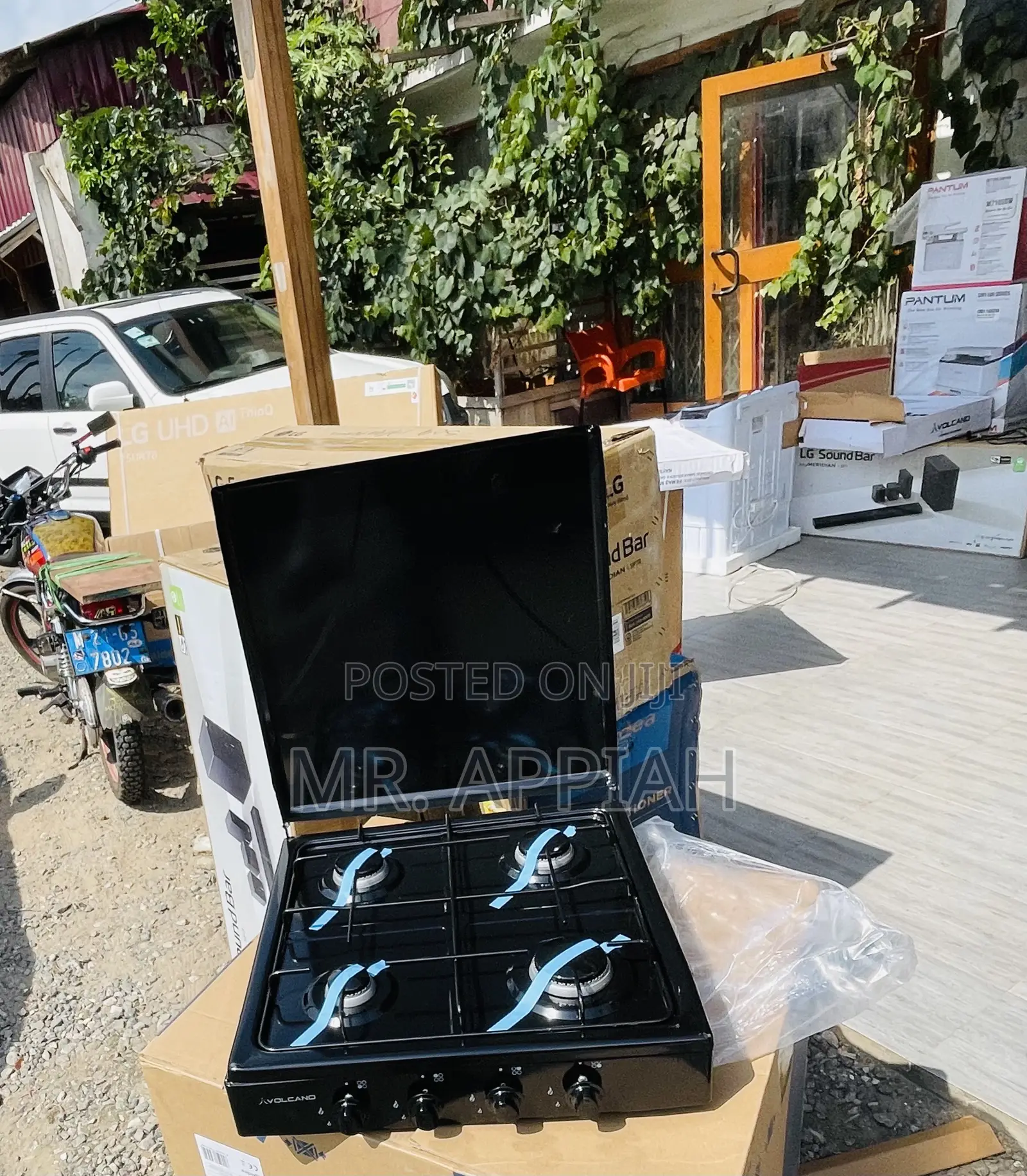 Cook Smart Yucel 4 Gas Burner(Black) 