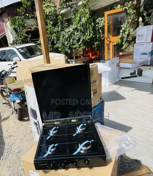 Cook Smart Yucel 4 Gas Burner(Black) 