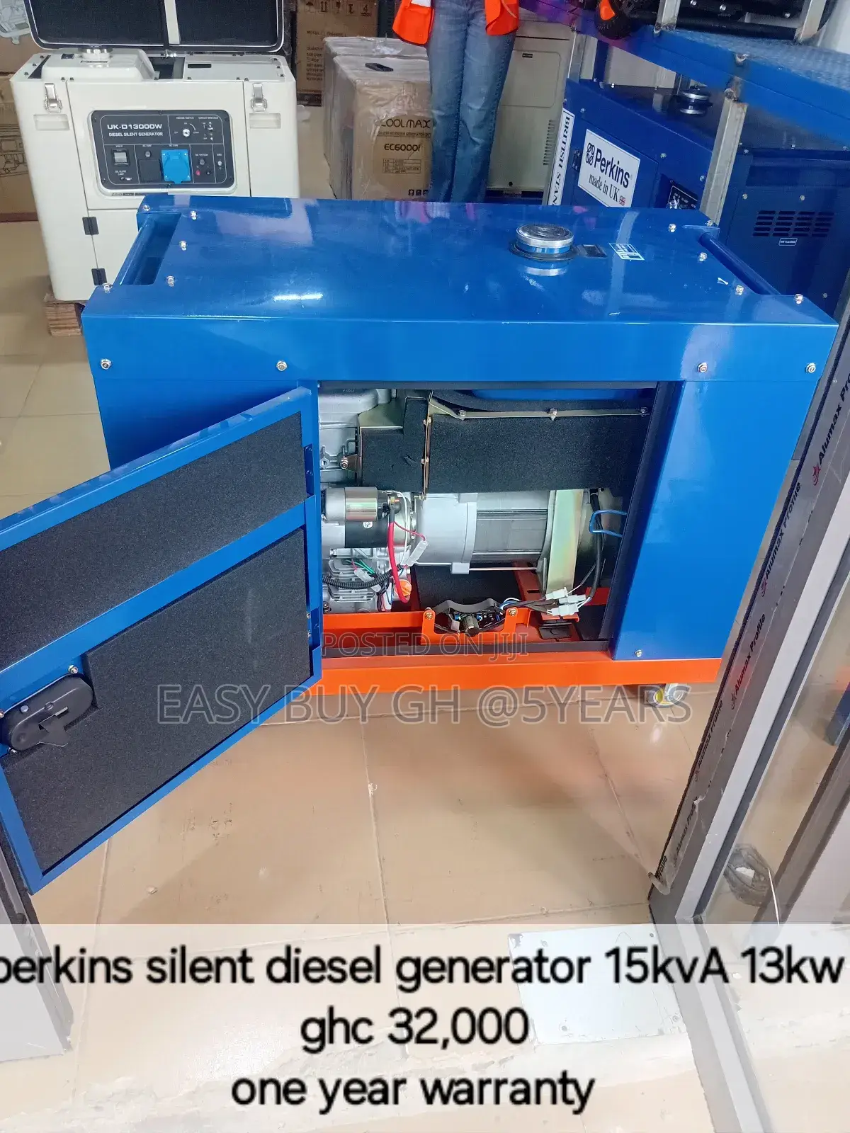 Compact Perkins Diesel Generator 13kw 15kva